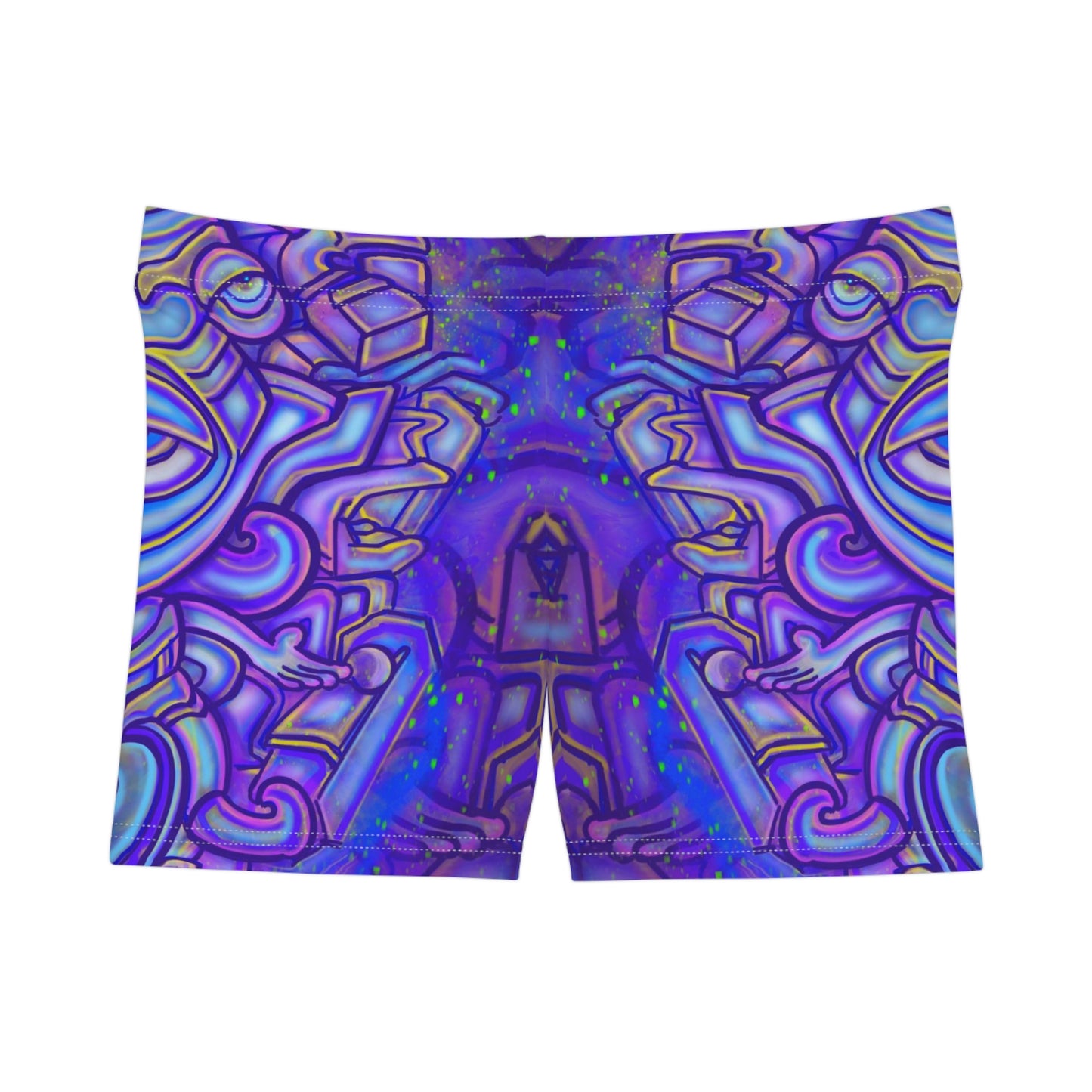 “Sacred Sillyness” Women's Shorts (AOP)