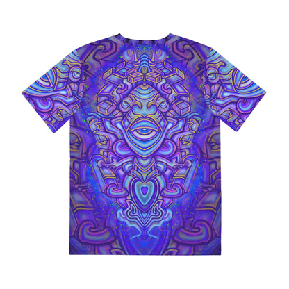 “Sacred Sillyness” Men's Polyester Tee (AOP)