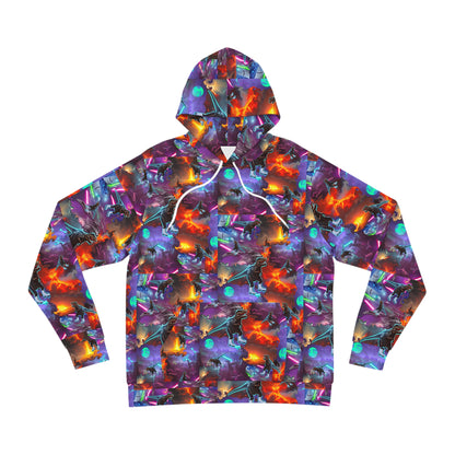 Fashion Hoodie “Ice Skating T-Rex” All Over Print (AOP)