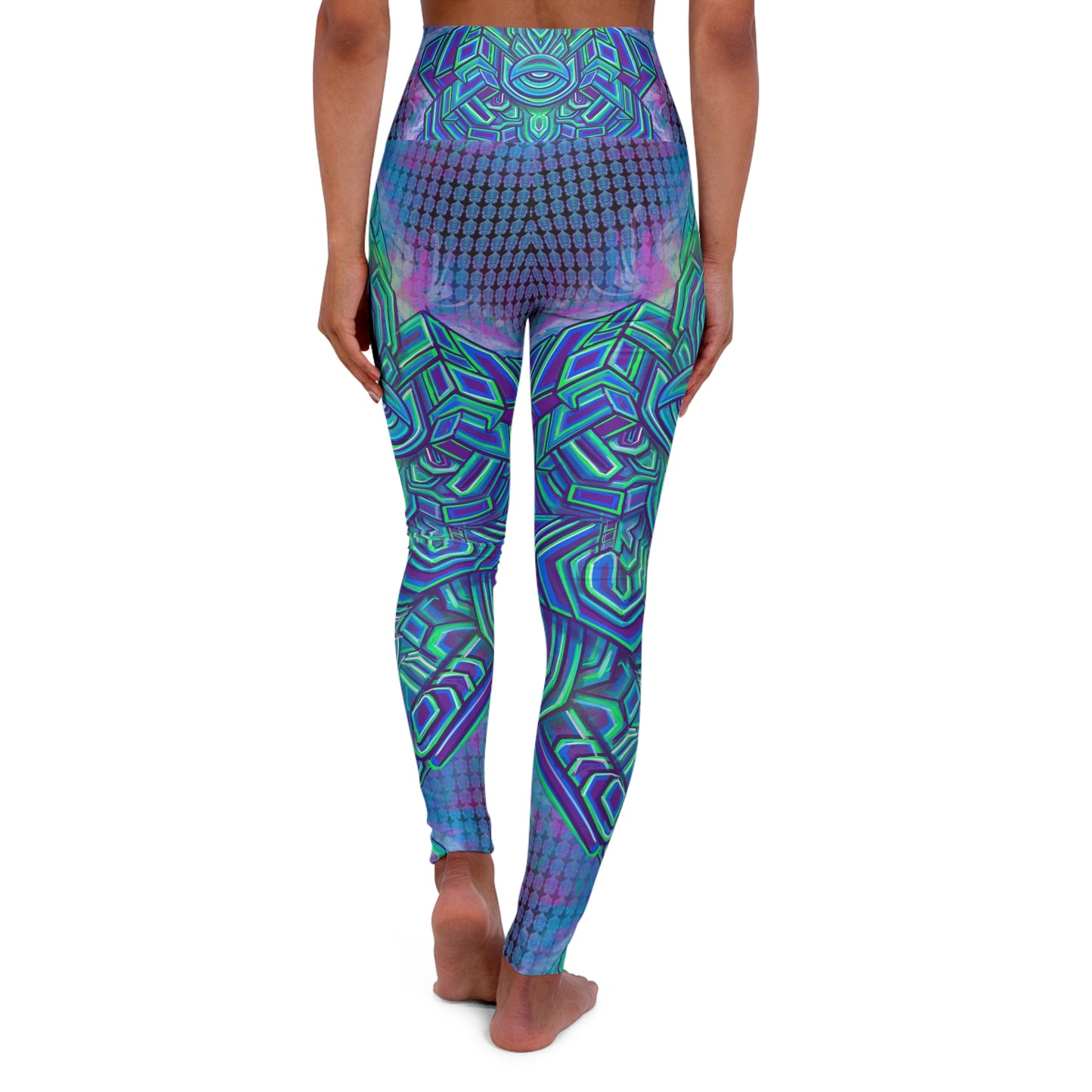 ‘Resilience” High Waisted Yoga Leggings (AOP)