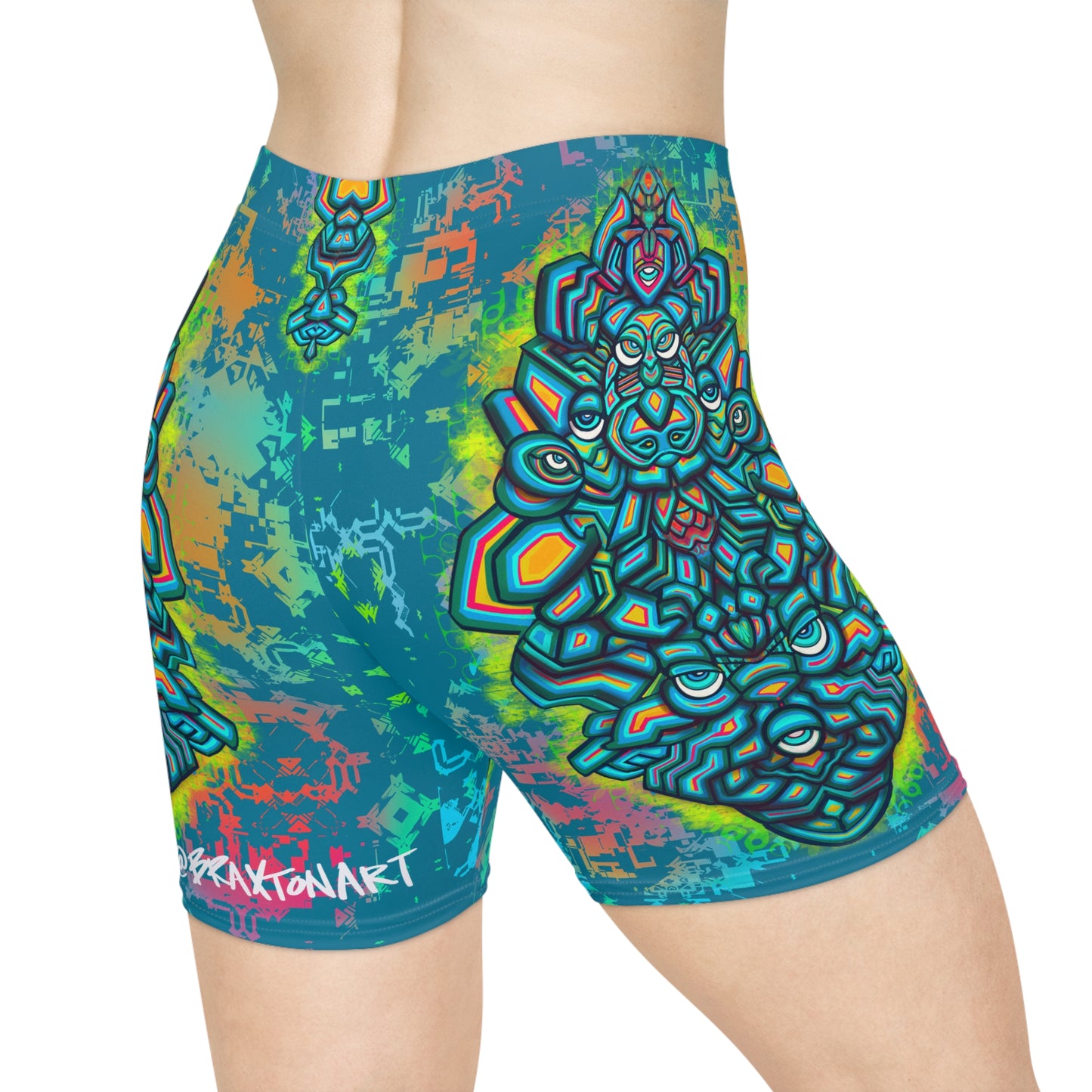 “Bearry Blast” Women's Biker Shorts (AOP)