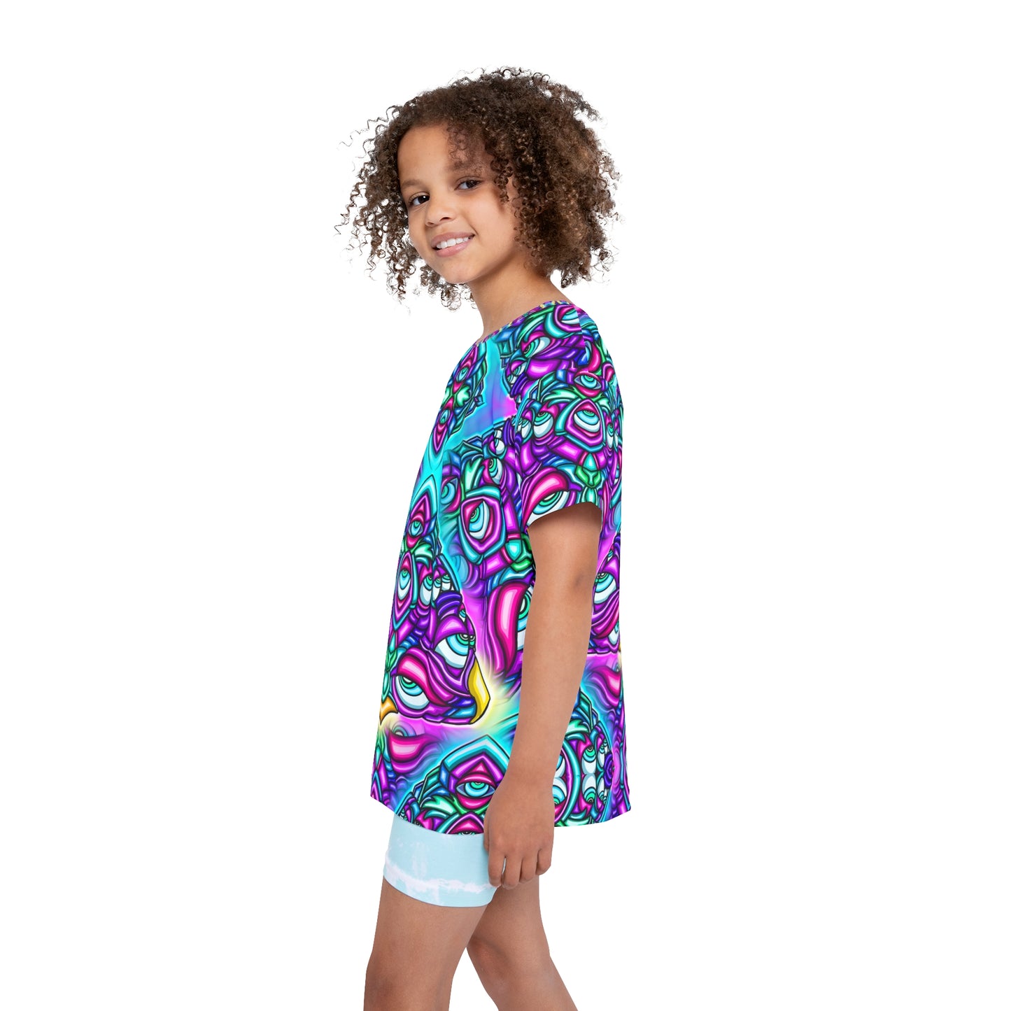 Kids Sports Jersey ‘Space Face’ Series (AOP)