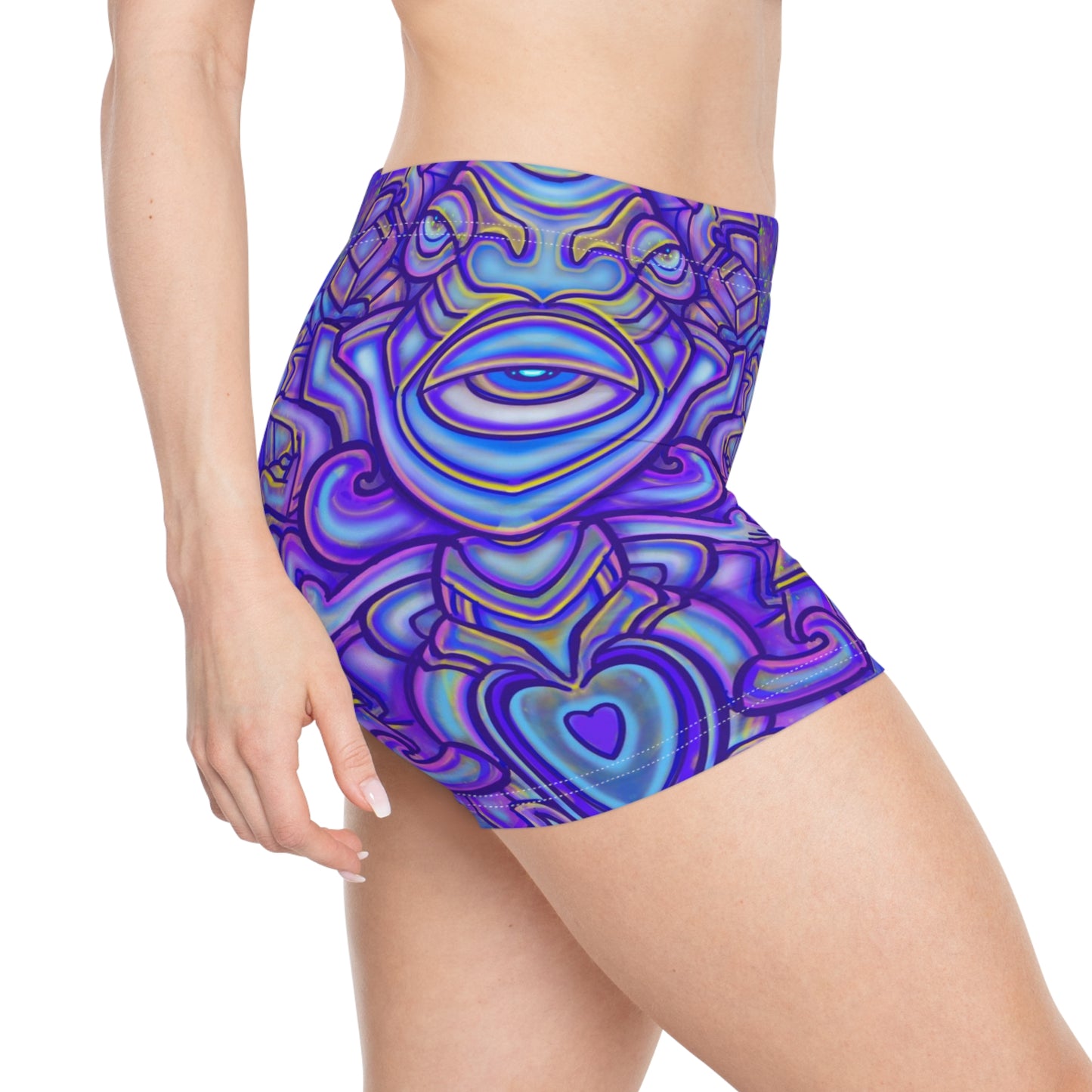 “Sacred Sillyness” Women's Shorts (AOP)