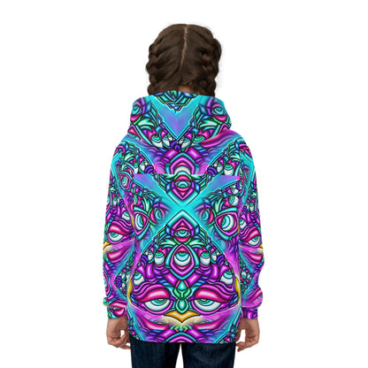 Children's Hoodie “Space Face” Series All Over Print (AOP)