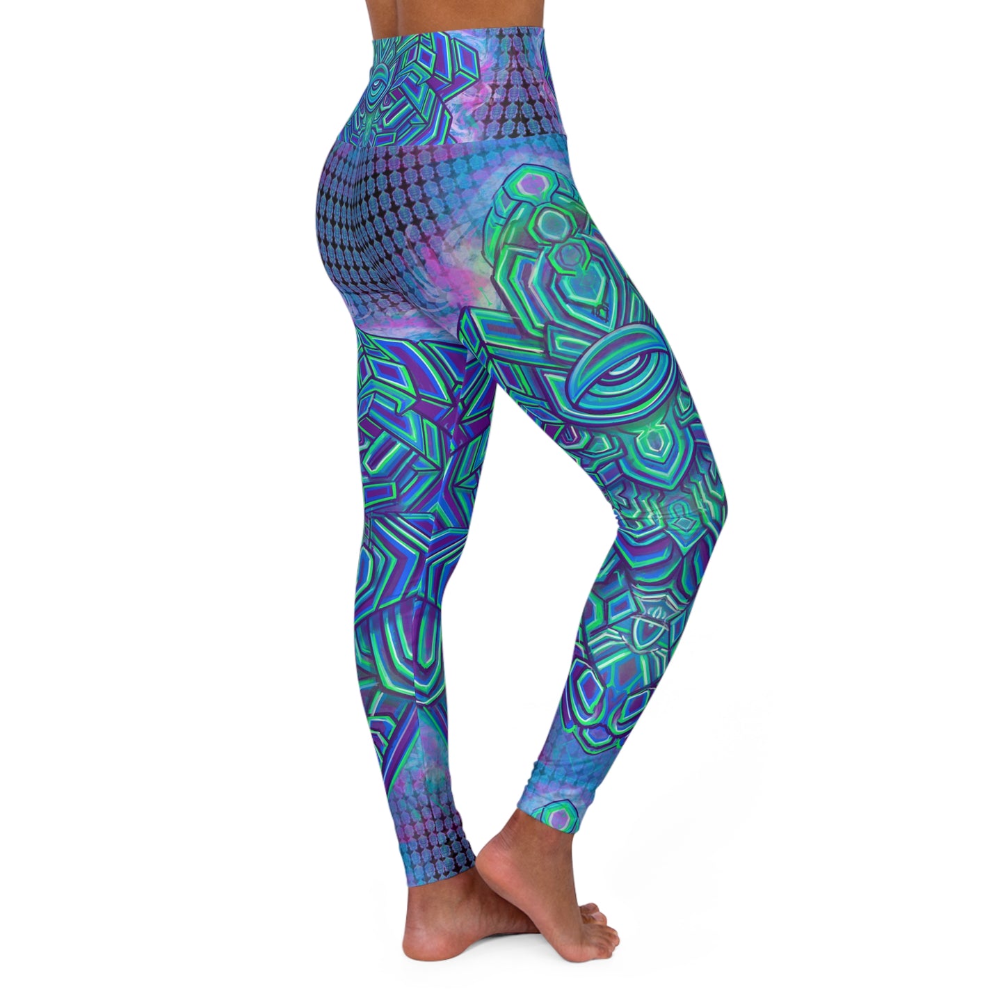 ‘Resilience” High Waisted Yoga Leggings (AOP)