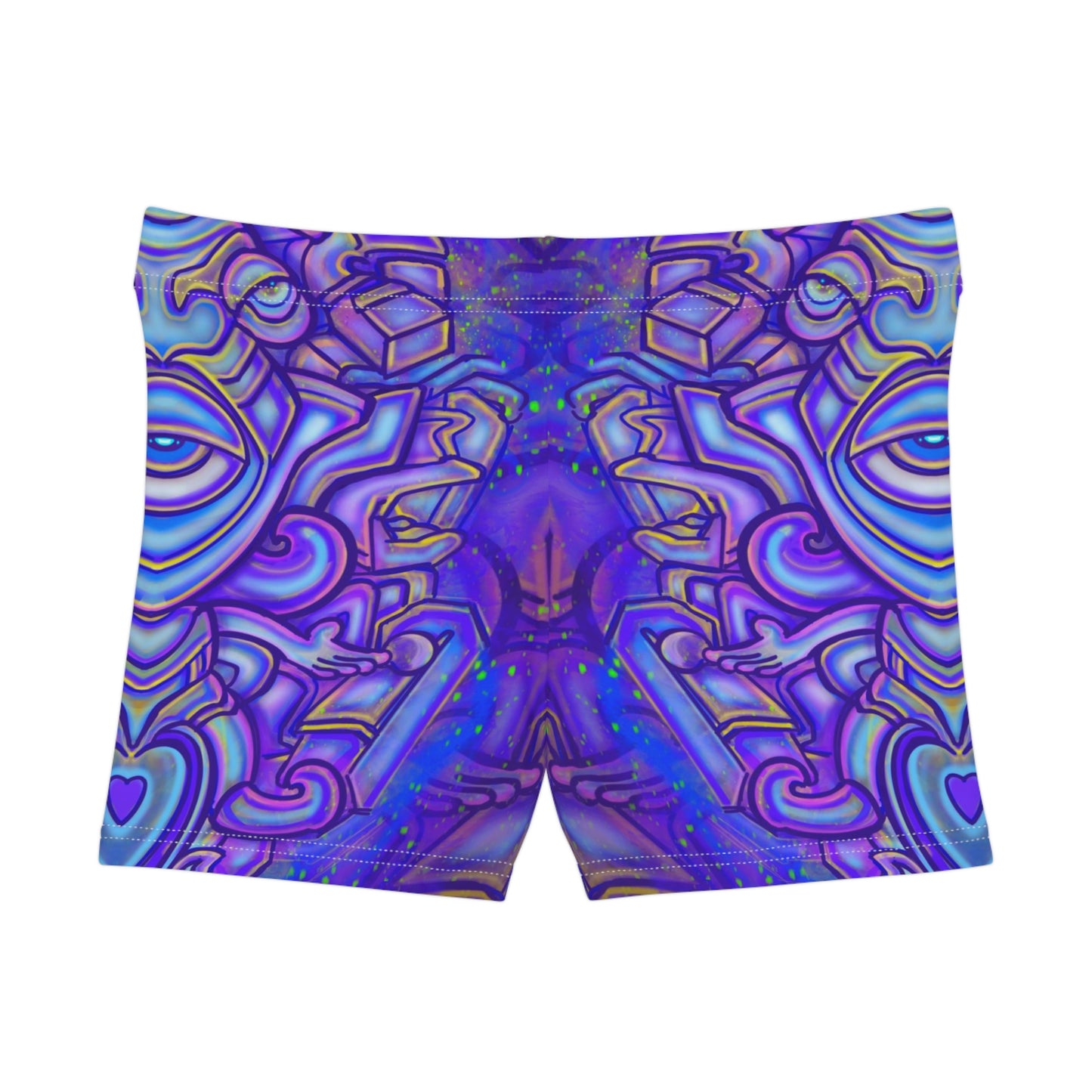 “Sacred Sillyness” Women's Shorts (AOP)