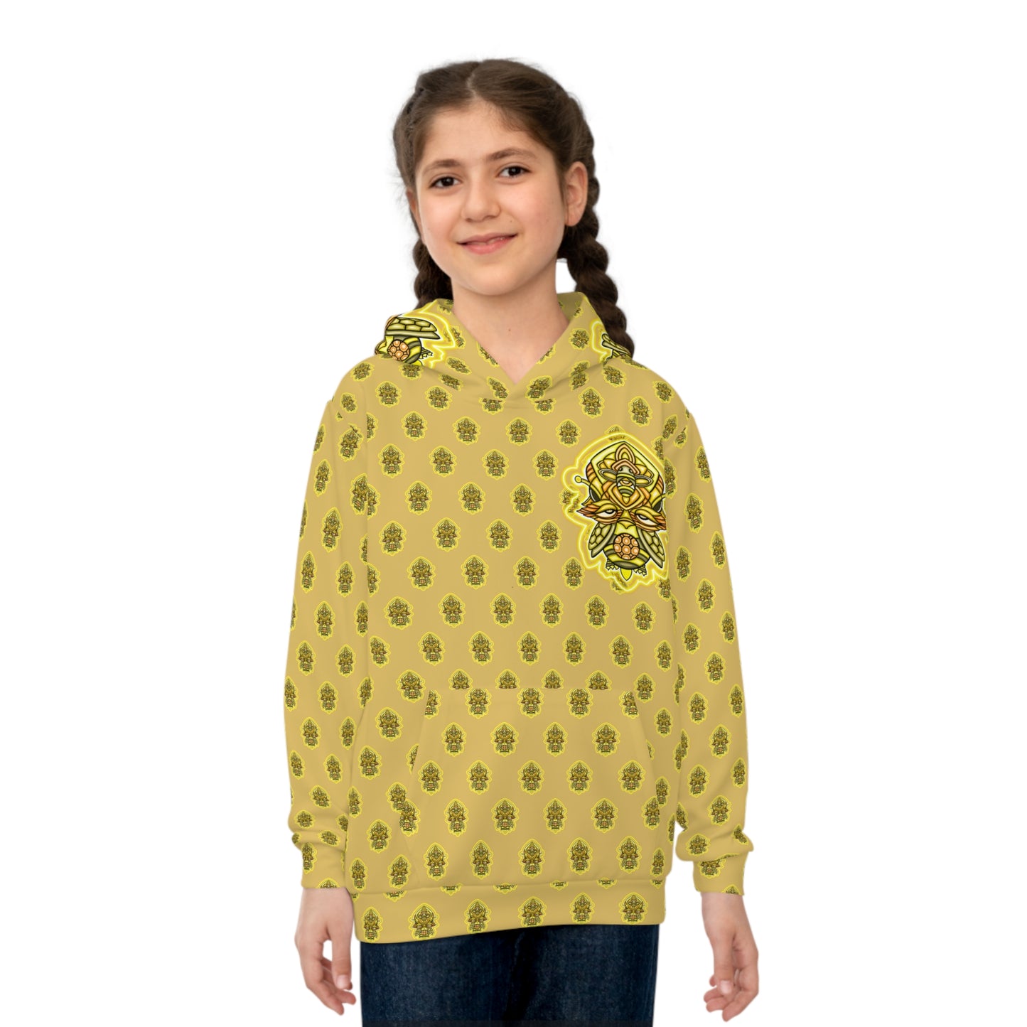 Children's Hoodie “Bumble Bee” All Over Print (AOP)