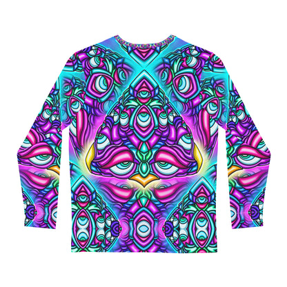 Men's Long Sleeve Shirt “Space Face” Series All Over Print (AOP)