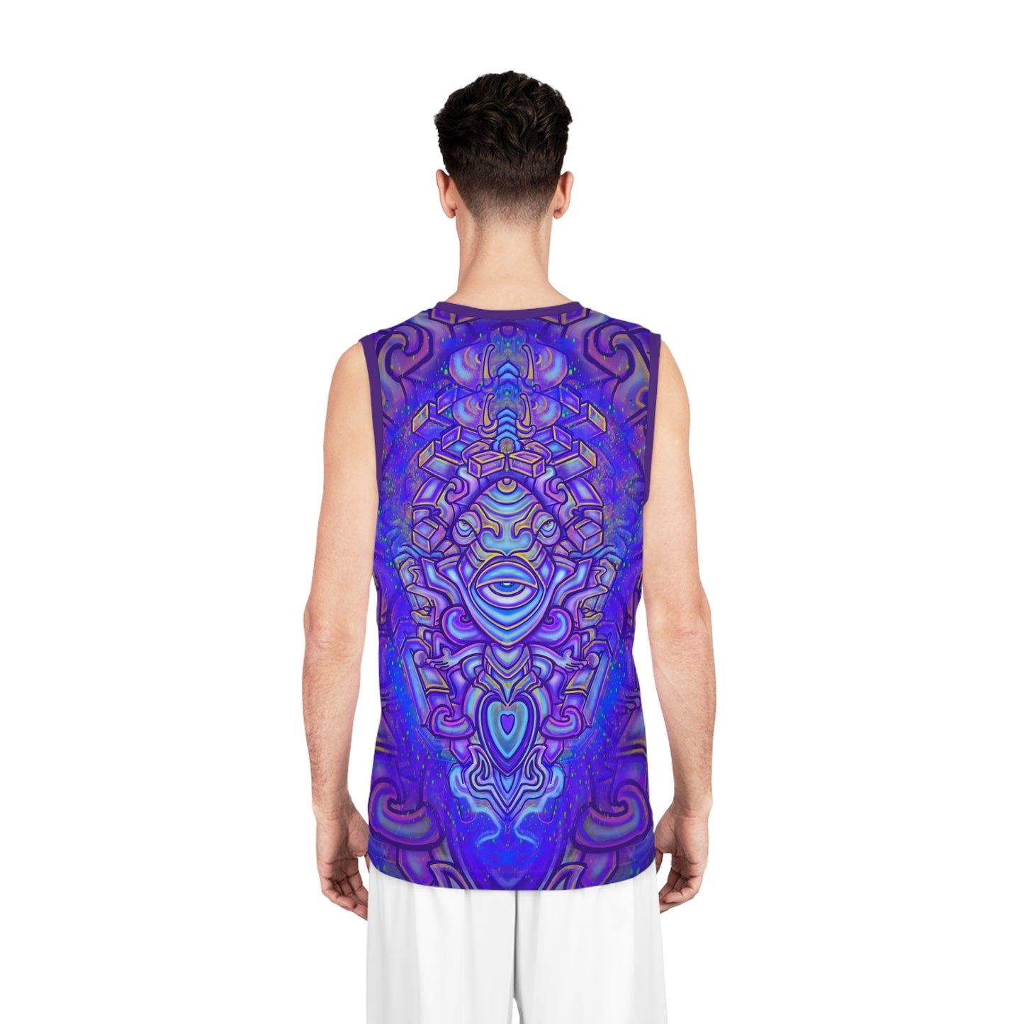 “Sacred Sillyness” Basketball Jersey (AOP)