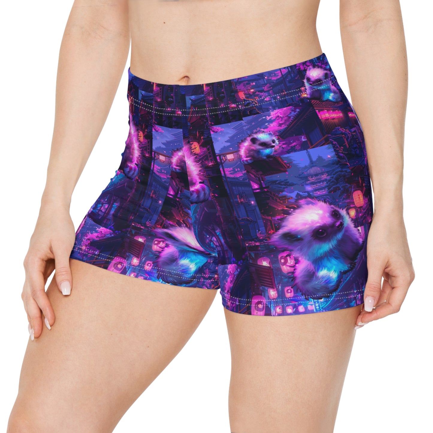 “Shogun Lemur” Women's Shorts (AOP)