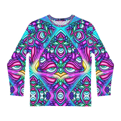 Men's Long Sleeve Shirt “Space Face” Series All Over Print (AOP)