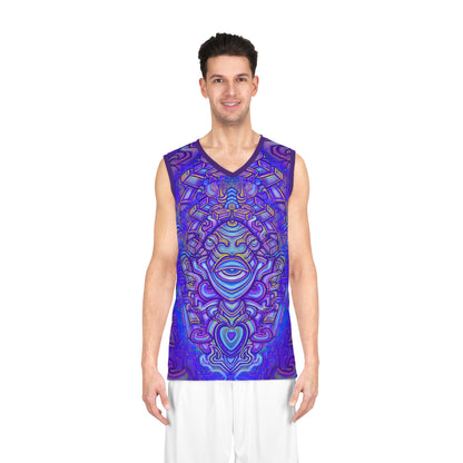 “Sacred Sillyness” Basketball Jersey (AOP)