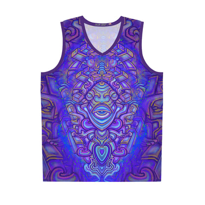 “Sacred Sillyness” Basketball Jersey (AOP)