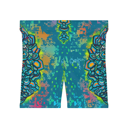 “Bearry Blast” Women's Biker Shorts (AOP)