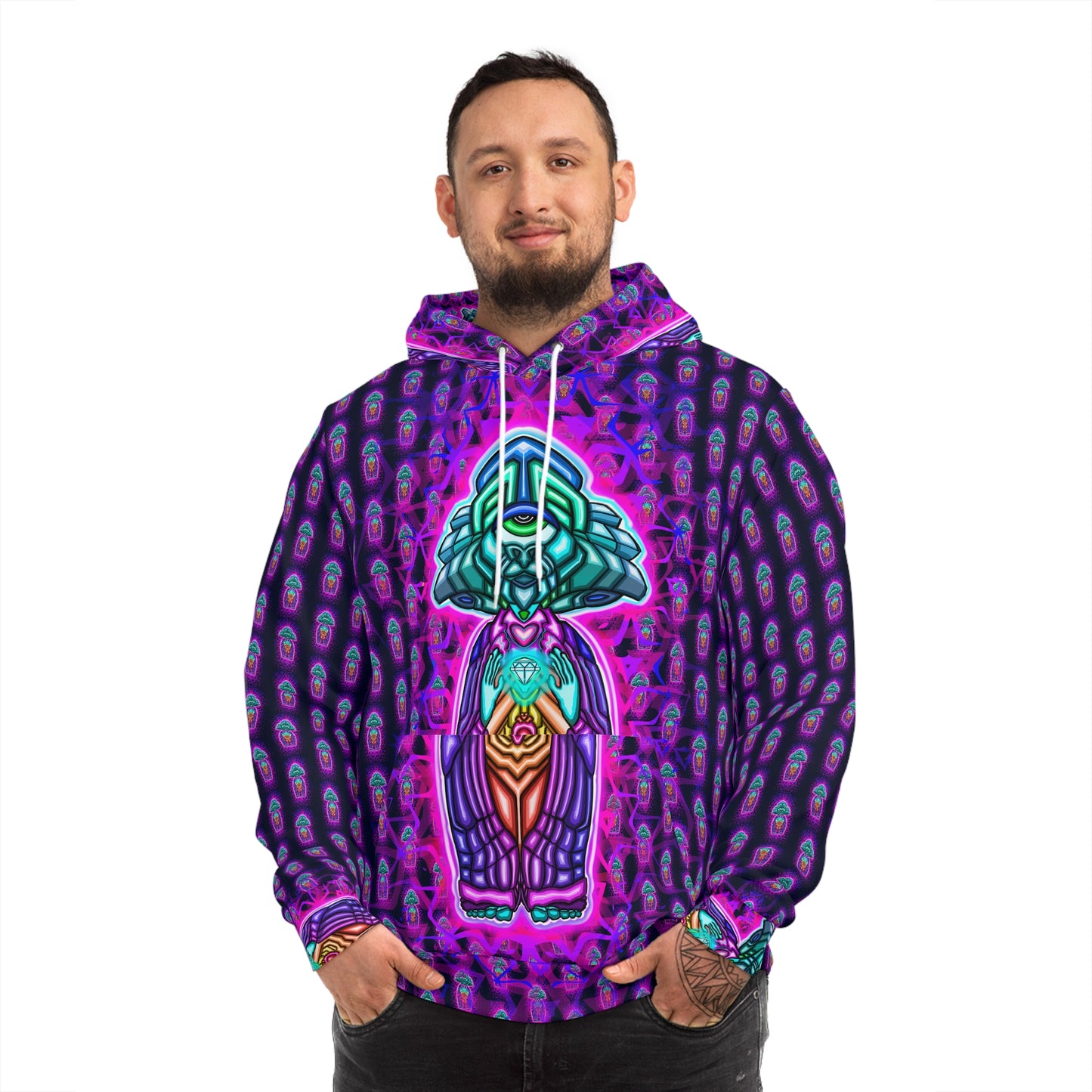 “The Hierophant” Fashion Hoodie (AOP)