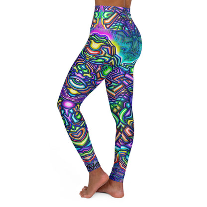 High Waisted Yoga Leggings “The Magician”