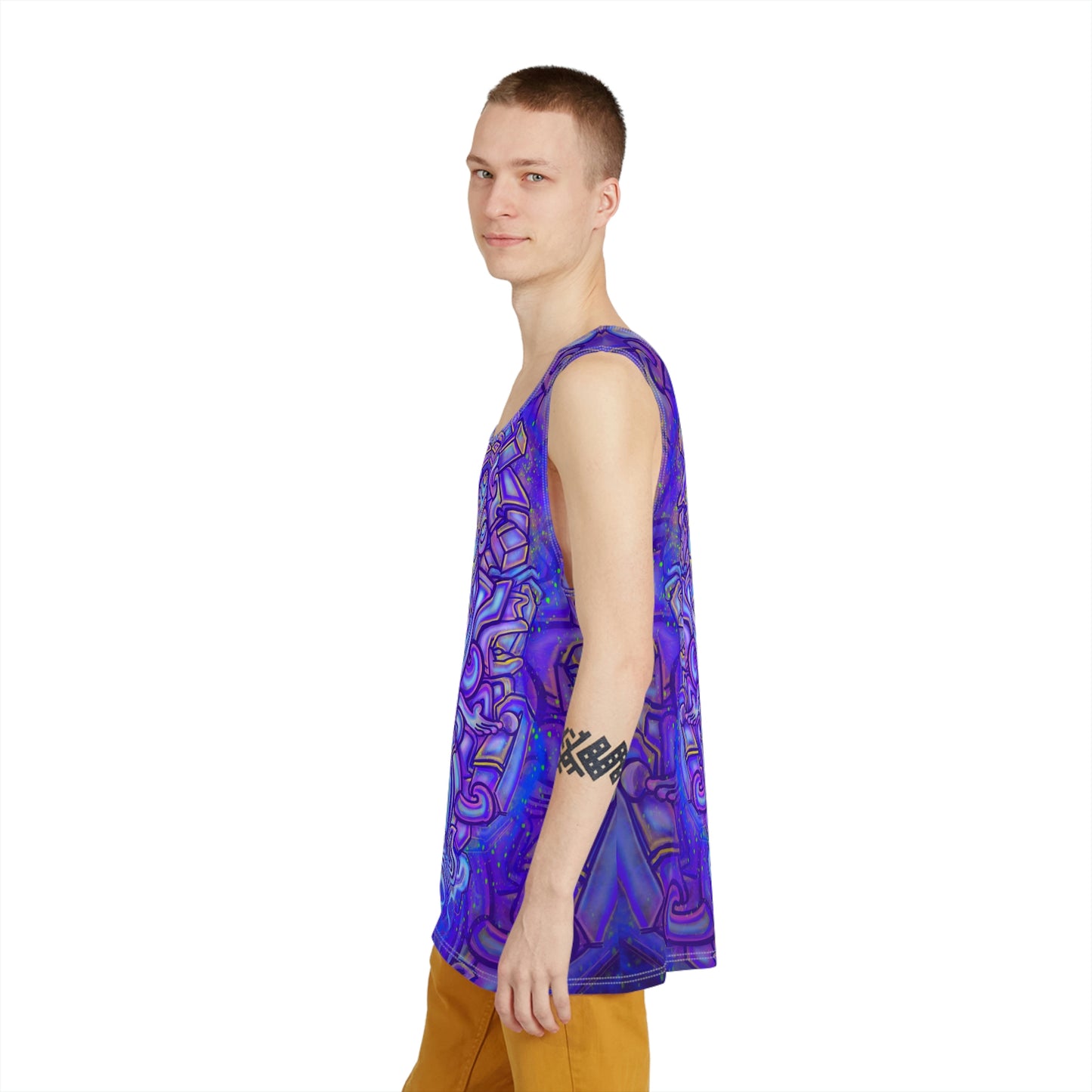 Men's All Over Print Tank “Sacred Sillyness”