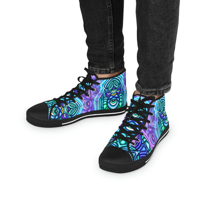 Men's High Top Sneakers “BIRDS-EYE”