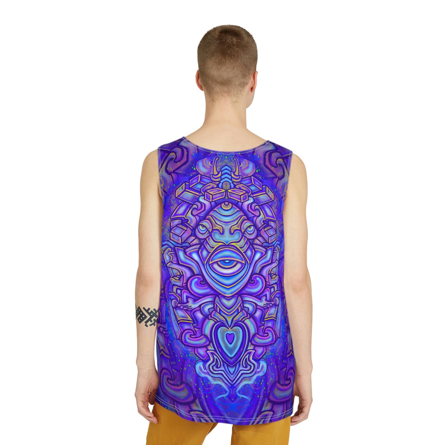 Men's All Over Print Tank “Sacred Sillyness”