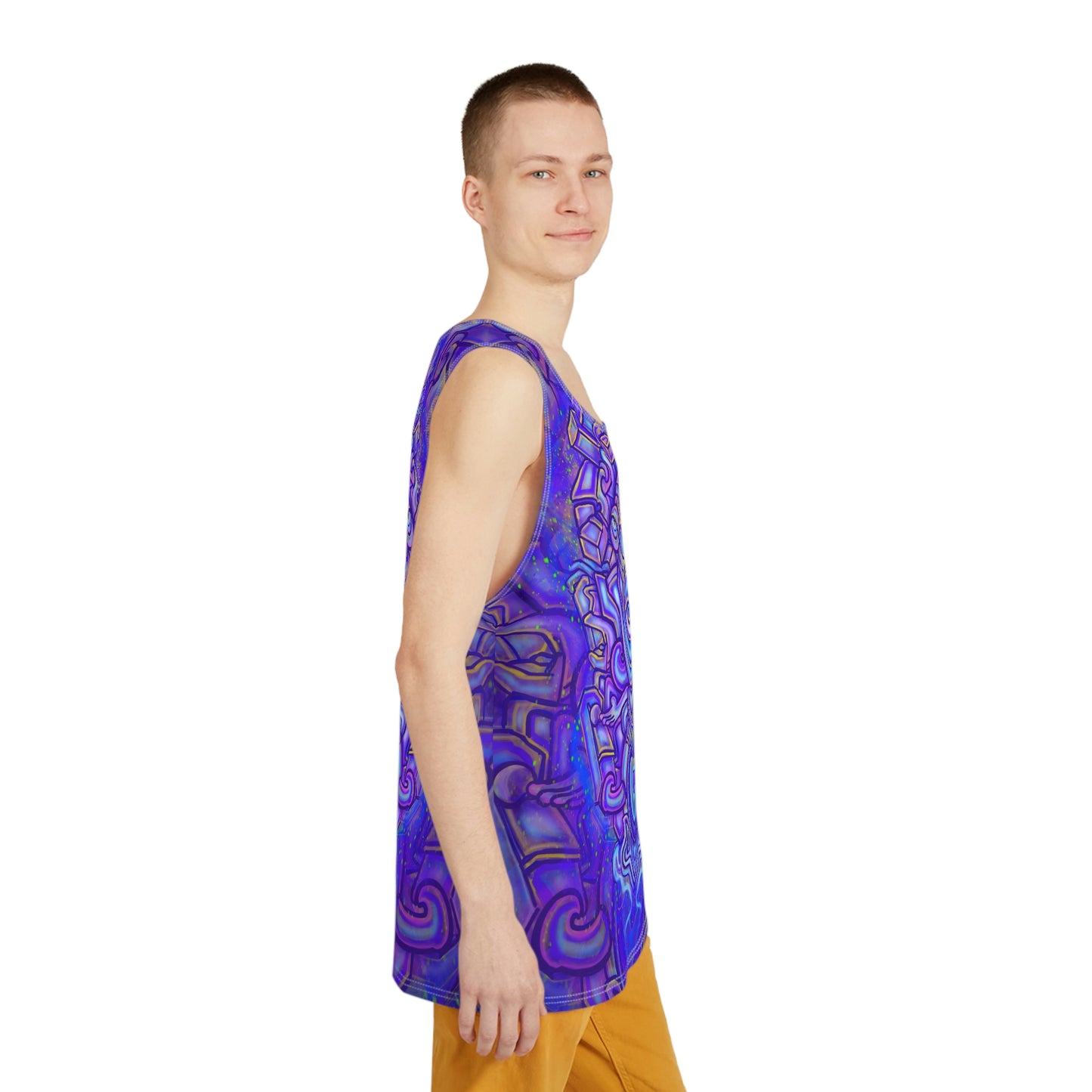 Men's All Over Print Tank “Sacred Sillyness”