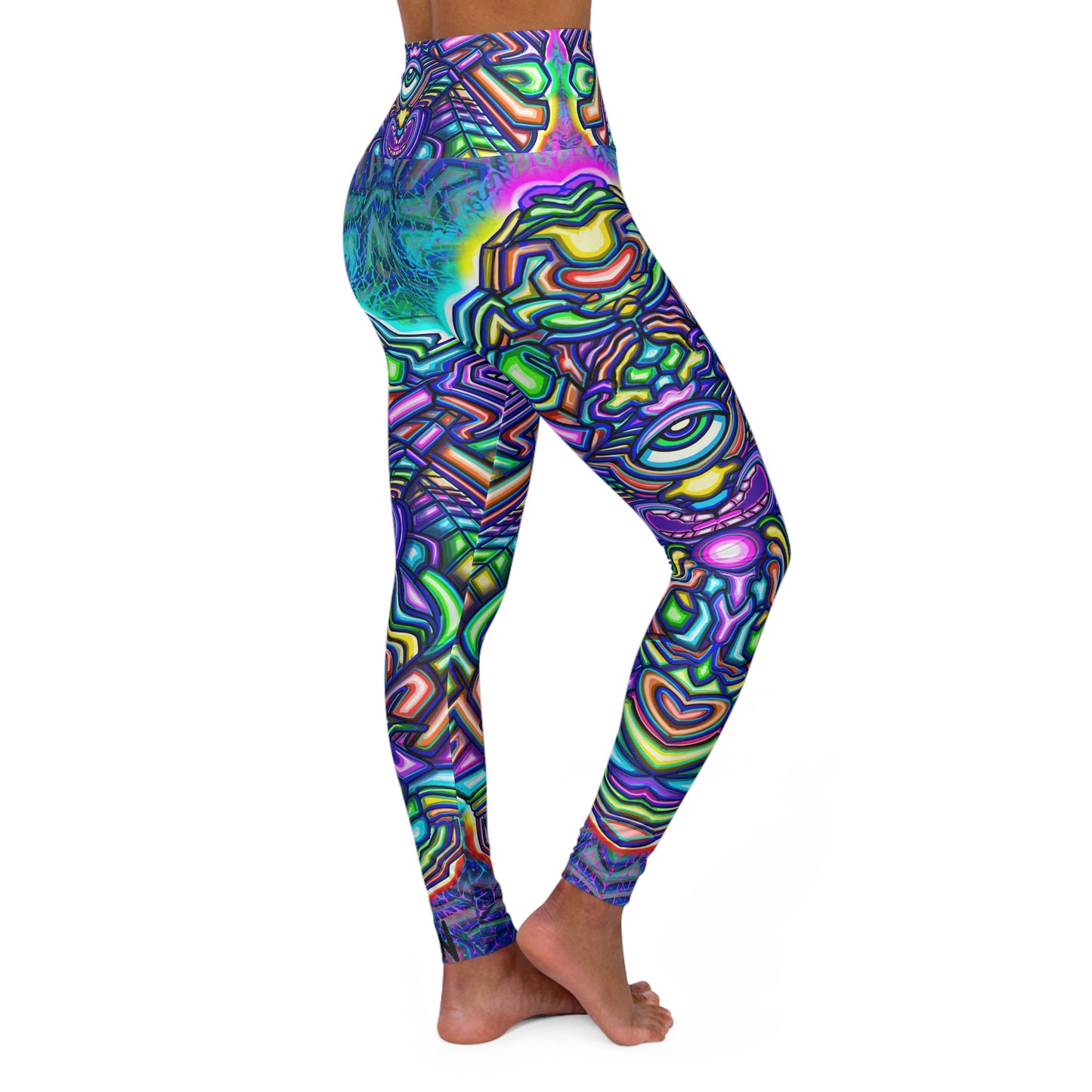 High Waisted Yoga Leggings “The Magician”