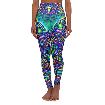 High Waisted Yoga Leggings “The Magician”